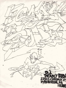 DJ Deadly Buda Speedcore Graffiti